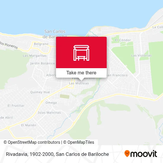 Rivadavia, 1902-2000 map