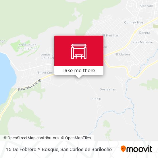 Mapa de 15 De Febrero Y Bosque