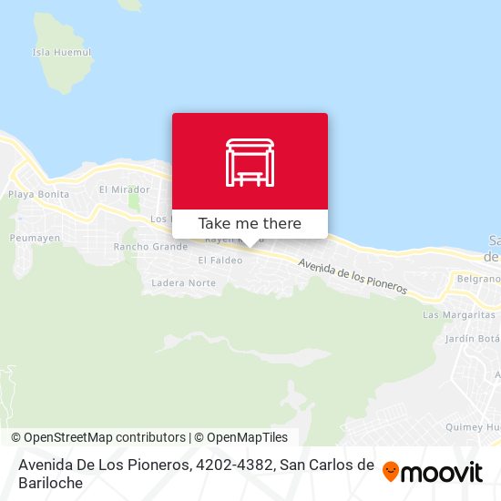 Mapa de Avenida De Los Pioneros, 4202-4382