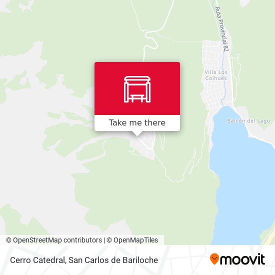 Cerro Catedral map