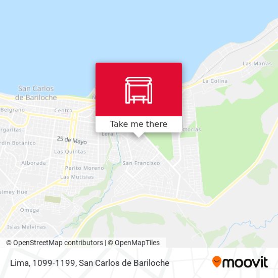 Lima, 1099-1199 map