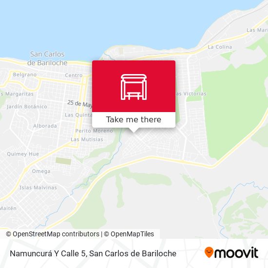 Namuncurá Y Calle 5 map