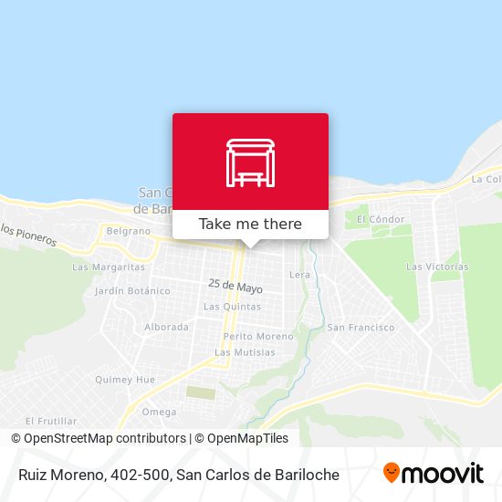 Ruiz Moreno, 402-500 map