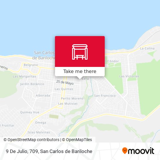 9 De Julio, 709 map