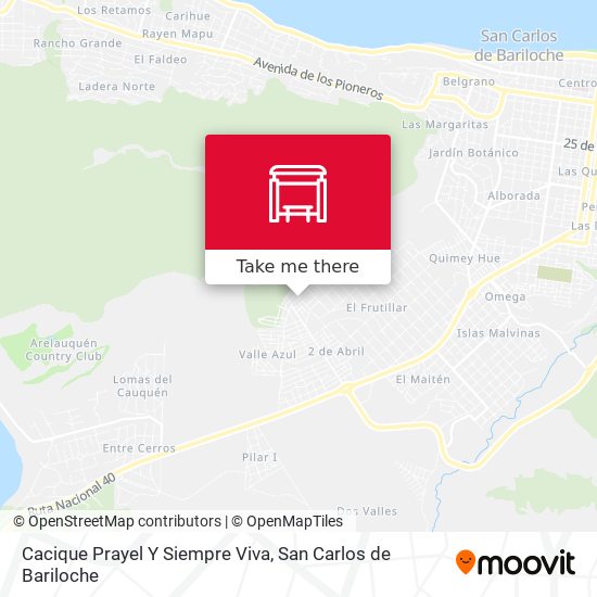 Mapa de Cacique Prayel Y Siempre Viva