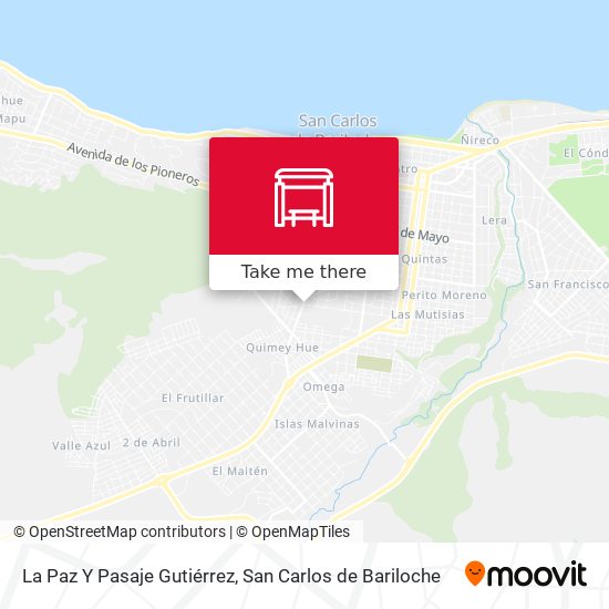 La Paz Y Pasaje Gutiérrez map