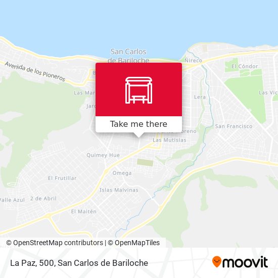 La Paz, 500 map