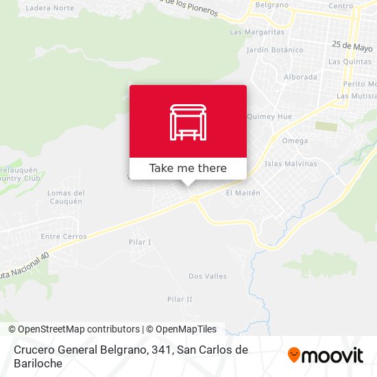 Crucero General Belgrano, 341 map