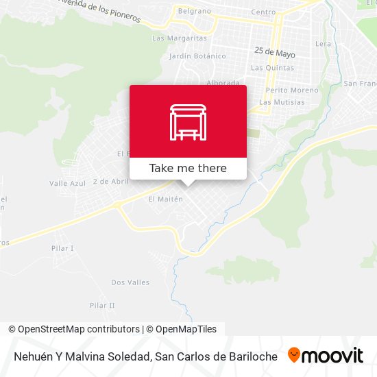 Nehuén Y Malvina Soledad map