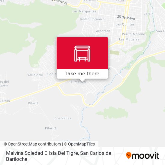 Malvina Soledad E Isla Del Tigre map
