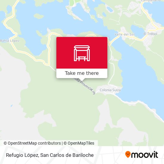 Refugio López map