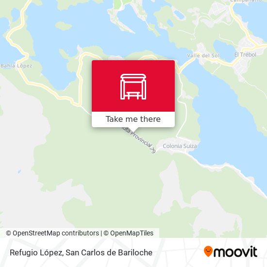 Mapa de Refugio López