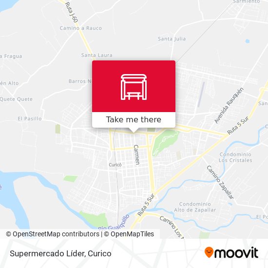 Supermercado Líder map