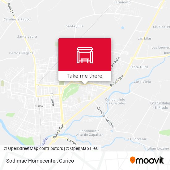 Sodimac Homecenter map