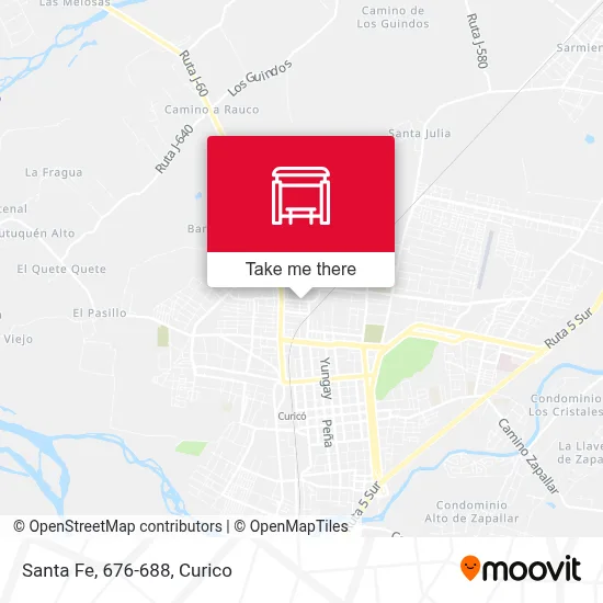 Santa Fe, 676-688 map