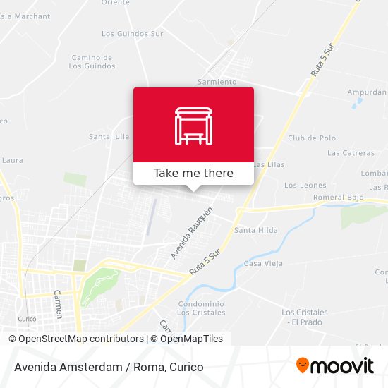 Avenida Amsterdam / Roma map