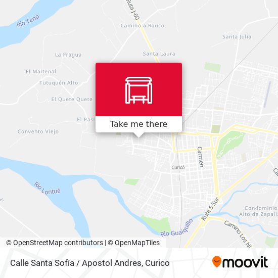 Mapa de Calle Santa Sofía / Apostol Andres