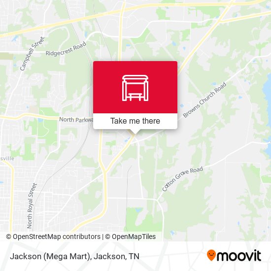 Mapa de Jackson (Mega Mart)