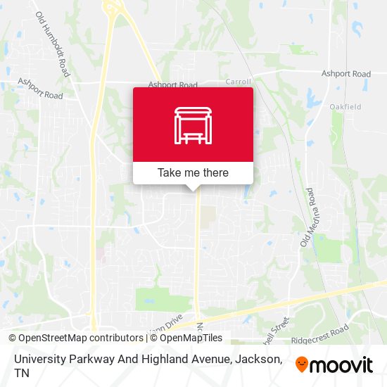 University Parkway And Highland Avenue map