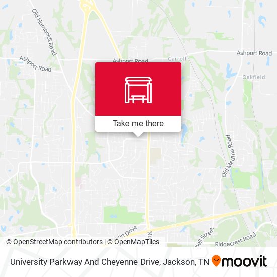 University Parkway And Cheyenne Drive map