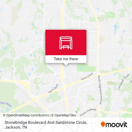 Stonebridge Boulevard And Sandstone Circle map