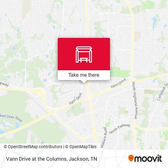 Vann Drive at the Columns map
