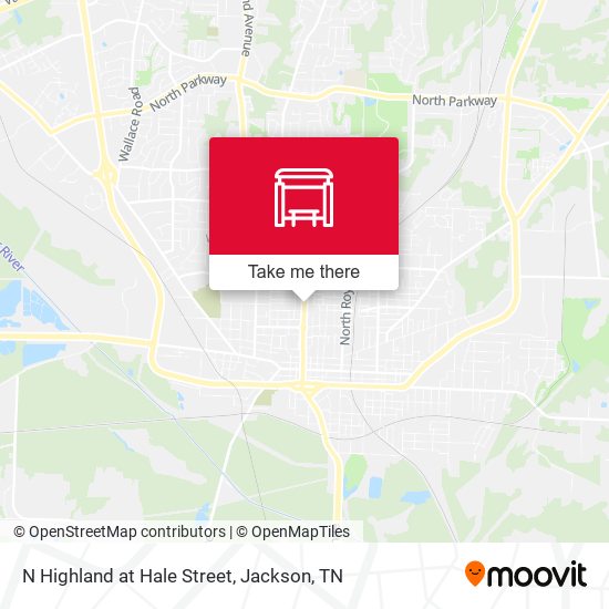 Mapa de N Highland at Hale Street