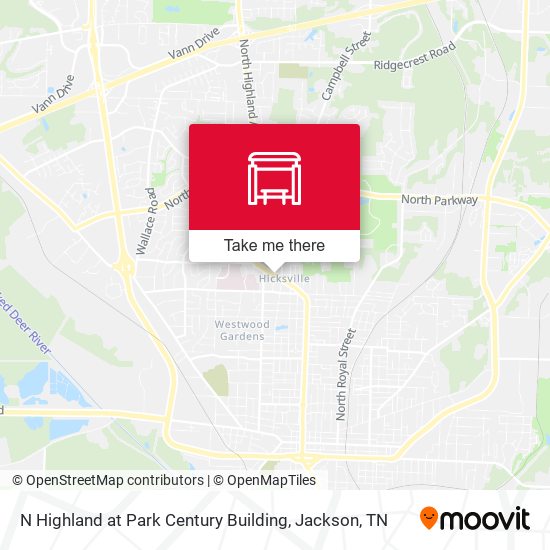N Highland at Park Century Building map