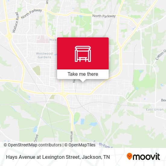 Mapa de Hays Avenue at Lexington Street