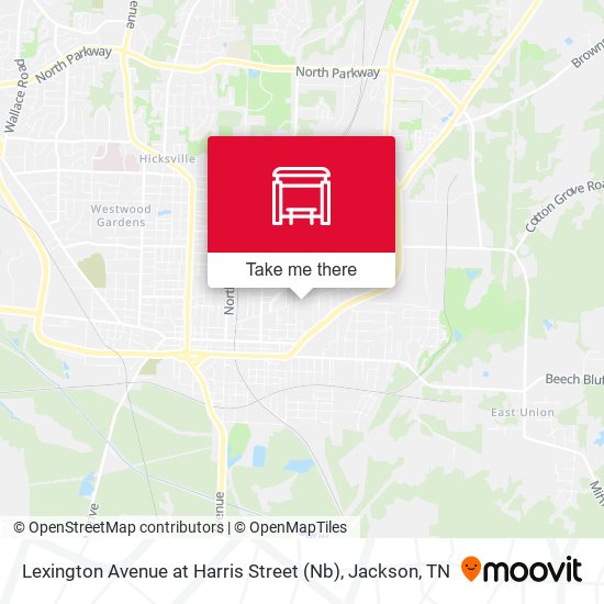 Mapa de Lexington Avenue at Harris Street (Nb)