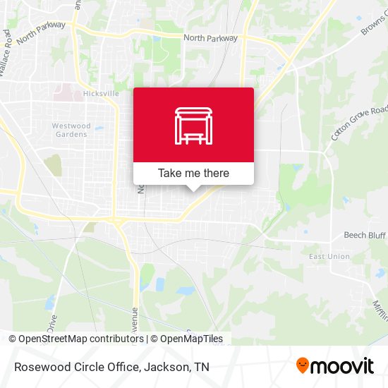 Mapa de Rosewood Circle Office