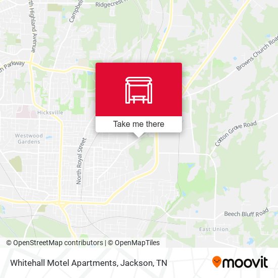 Whitehall Motel Apartments map