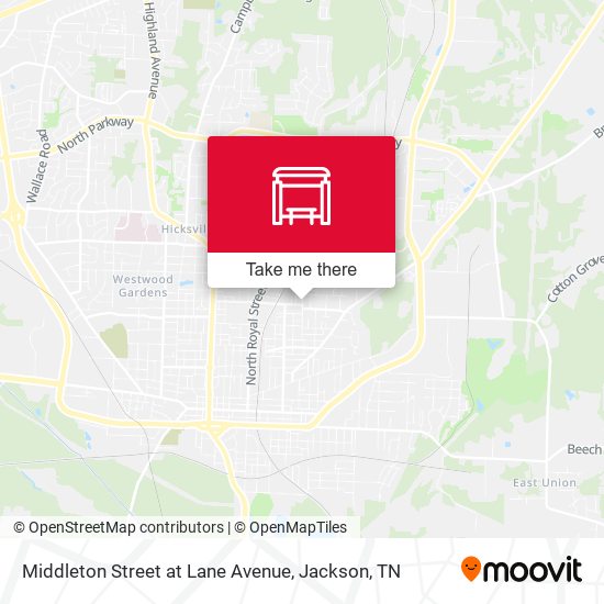 Mapa de Middleton Street at Lane Avenue