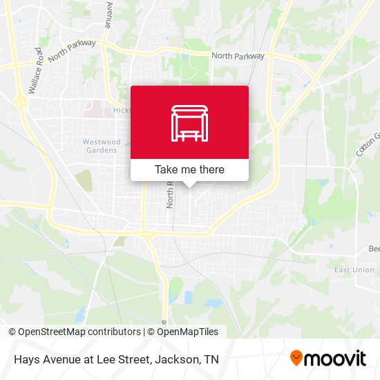 Mapa de Hays Avenue at Lee Street
