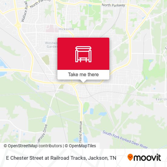 Mapa de E Chester Street at Railroad Tracks