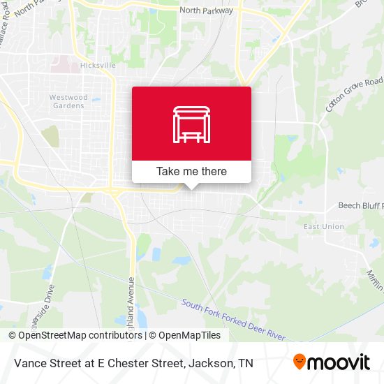 Vance Street at E Chester Street map