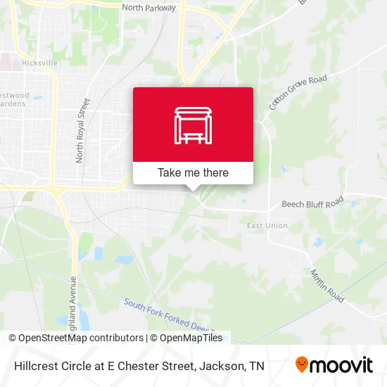 Hillcrest Circle at E Chester Street map