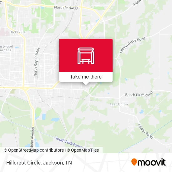 Hillcrest Circle map