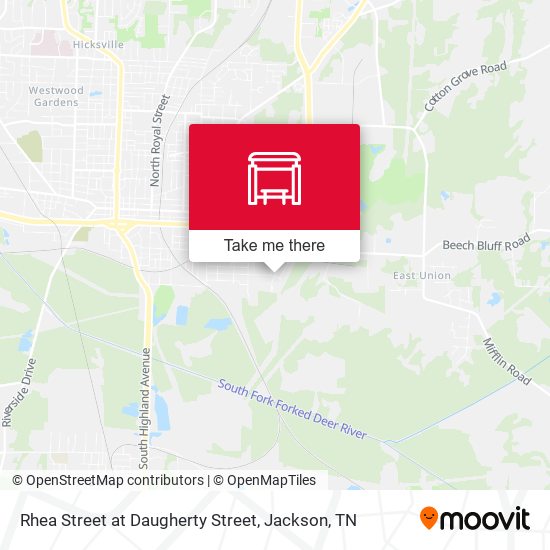 Rhea Street at Daugherty Street map
