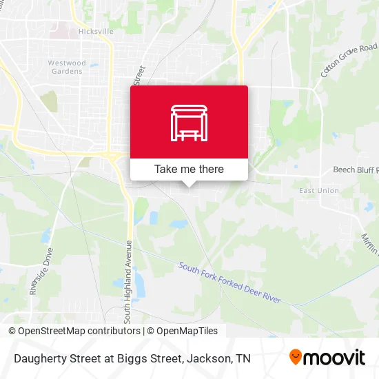 Daugherty Street at Biggs Street map