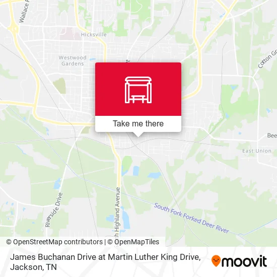 James Buchanan Drive at Martin Luther King Drive map