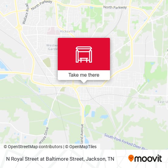 Mapa de N Royal Street at Baltimore Street