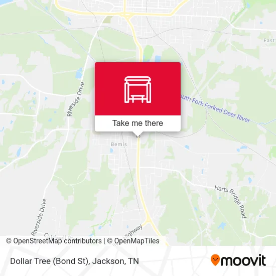 Dollar Tree (Bond St) map