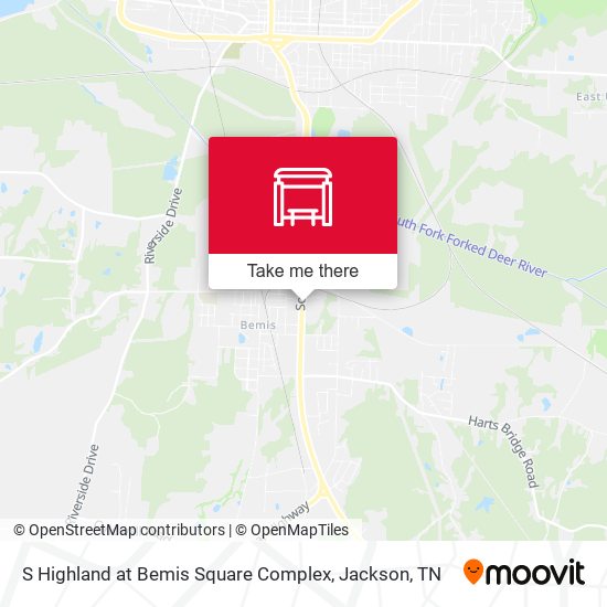 S Highland at Bemis Square Complex map