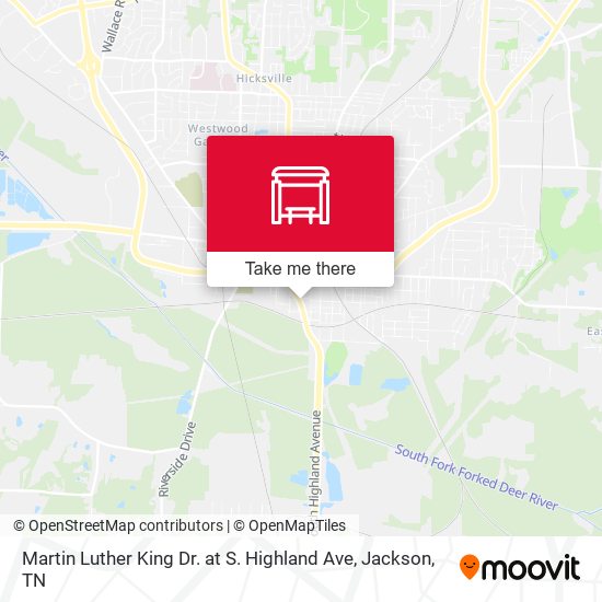 Mapa de Martin Luther King Dr. at S. Highland Ave