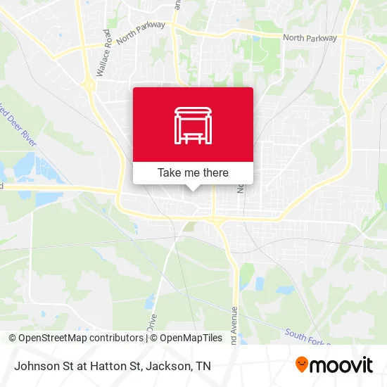 Johnson St at Hatton St map