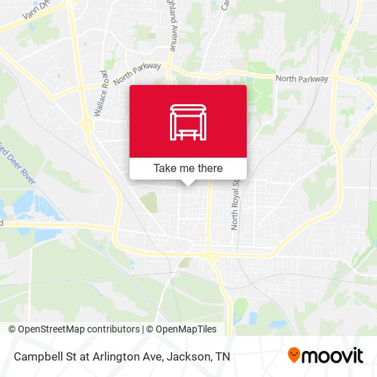 Mapa de Campbell St at Arlington Ave