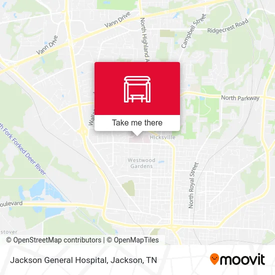 Jackson General Hospital map