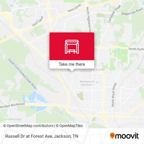 Mapa de Russell Dr at Forest Ave