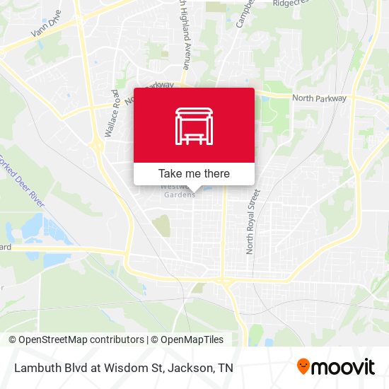 Lambuth Blvd at Wisdom St map